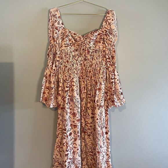 AMUR Filipa Floral Silk Midi Dress | SZ 6 - Picture 11 of 16